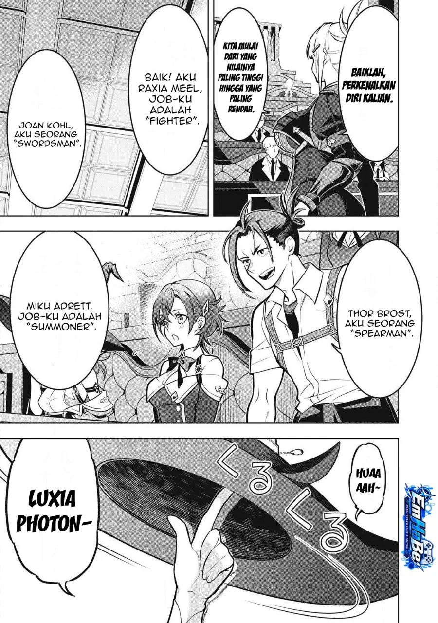 Academy Saikyou no Mob Healer: Shinigee Sekai no Mob ni Tensei Shita Ore wa, Hazure Job [Healer] to Gensaku Chishiki de Musou Suru Chapter 5.1 - Halaman 9