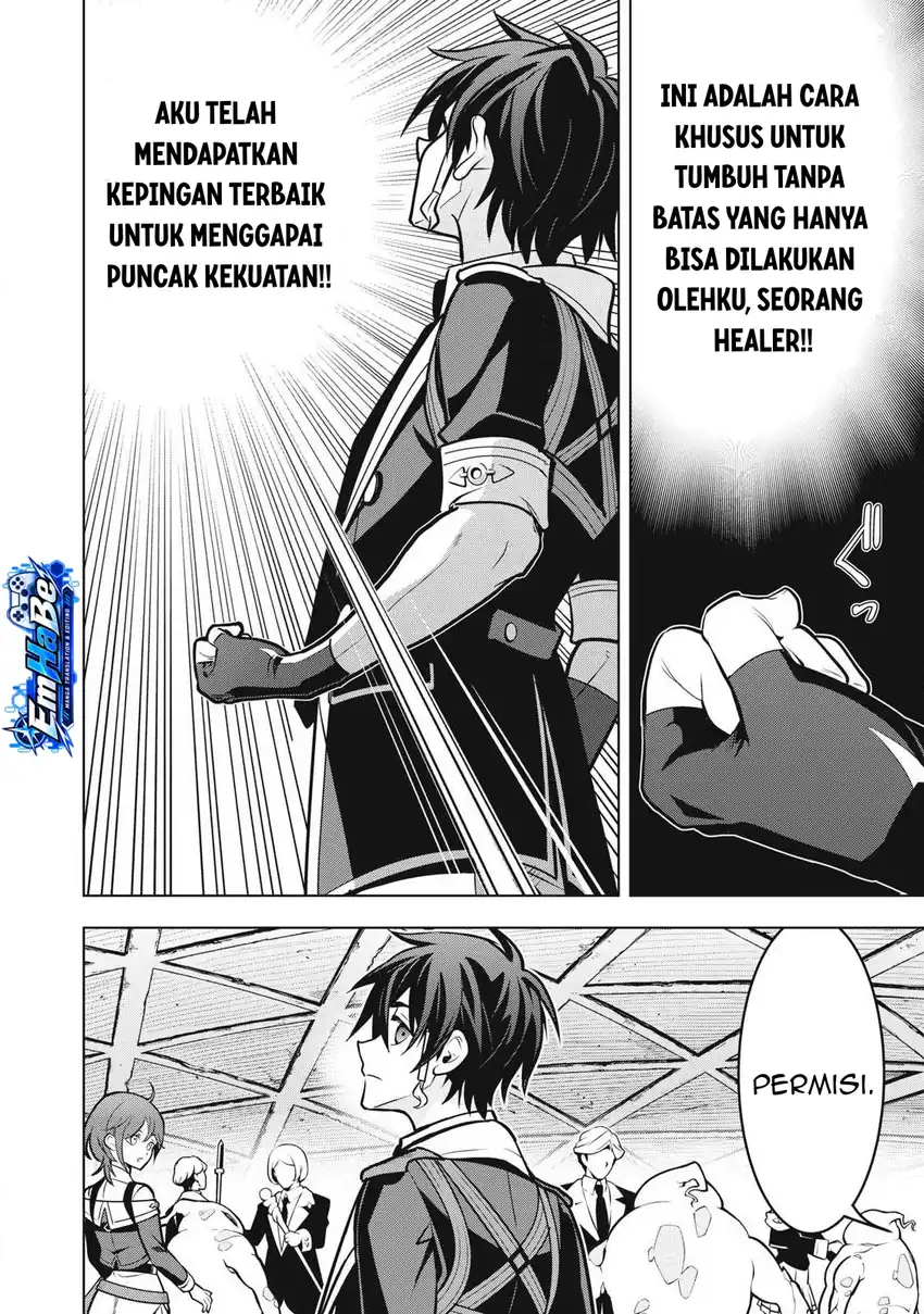 Academy Saikyou no Mob Healer: Shinigee Sekai no Mob ni Tensei Shita Ore wa, Hazure Job [Healer] to Gensaku Chishiki de Musou Suru Chapter 6.1 - Halaman 16