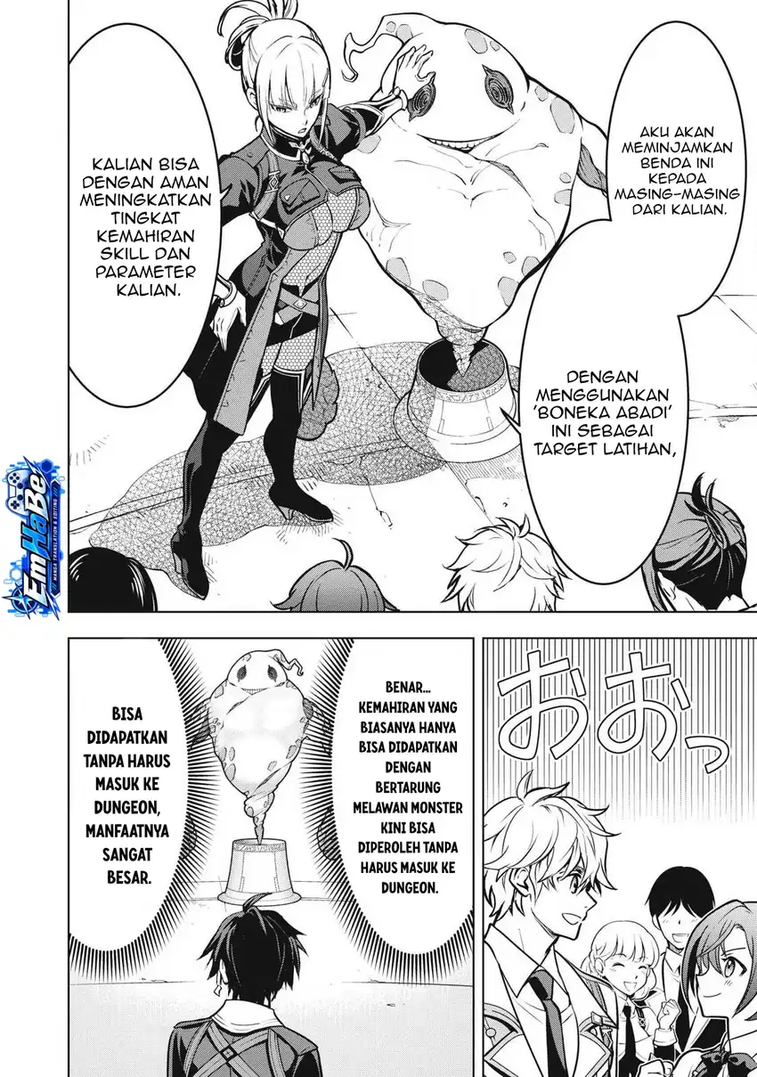 Academy Saikyou no Mob Healer: Shinigee Sekai no Mob ni Tensei Shita Ore wa, Hazure Job [Healer] to Gensaku Chishiki de Musou Suru Chapter 6.1 - Halaman 4