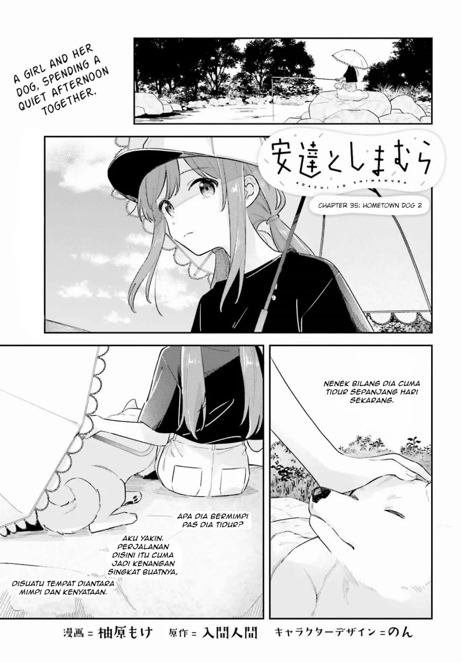 Komik Adachi to Shimamura (YUZUHARA Moke) Chapter 36.3 gambar 1