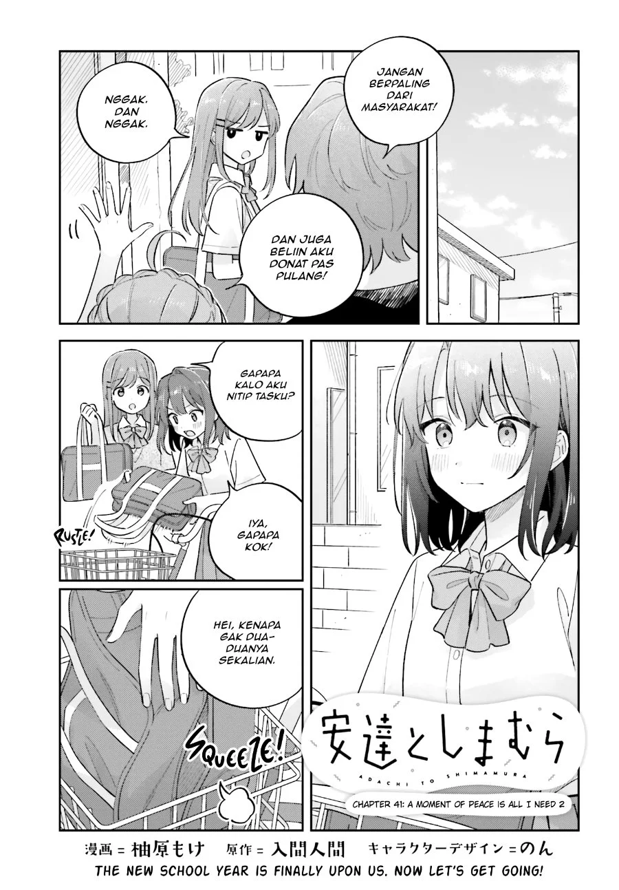 Komik Adachi to Shimamura (YUZUHARA Moke) Chapter 41 gambar 1