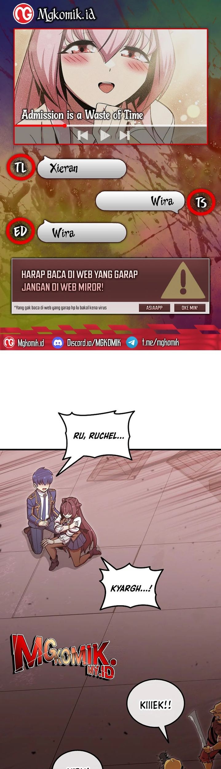 Komik Admission is a Waste of Time Chapter 49 gambar 1