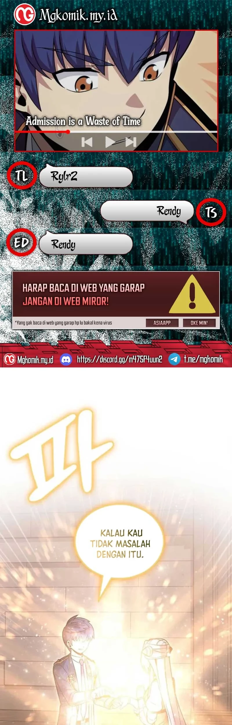 Komik Admission is a Waste of Time Chapter 51 gambar 1