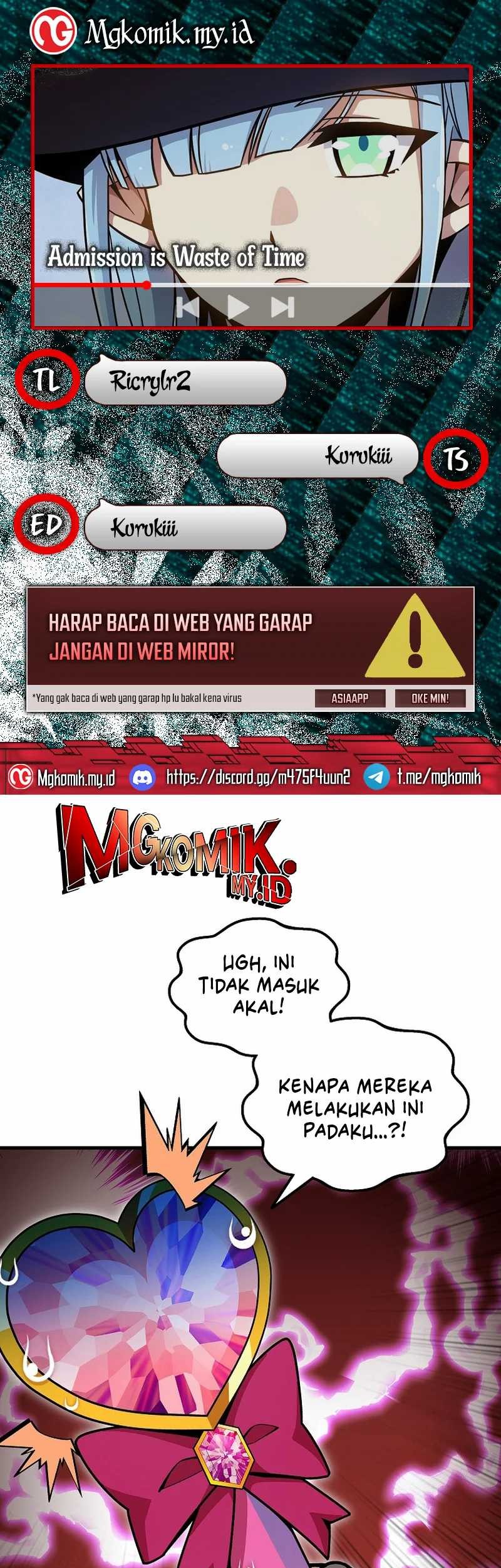 Komik Admission is a Waste of Time Chapter 53 gambar 1