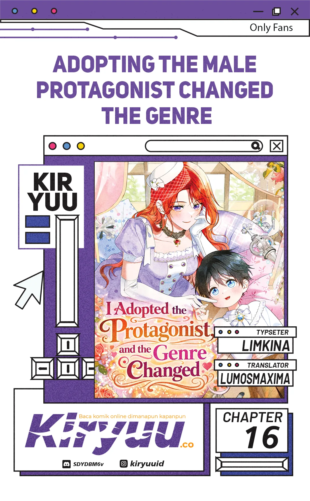 Komik Adopting the Male Protagonist Changed the Genre Chapter 16 gambar 1