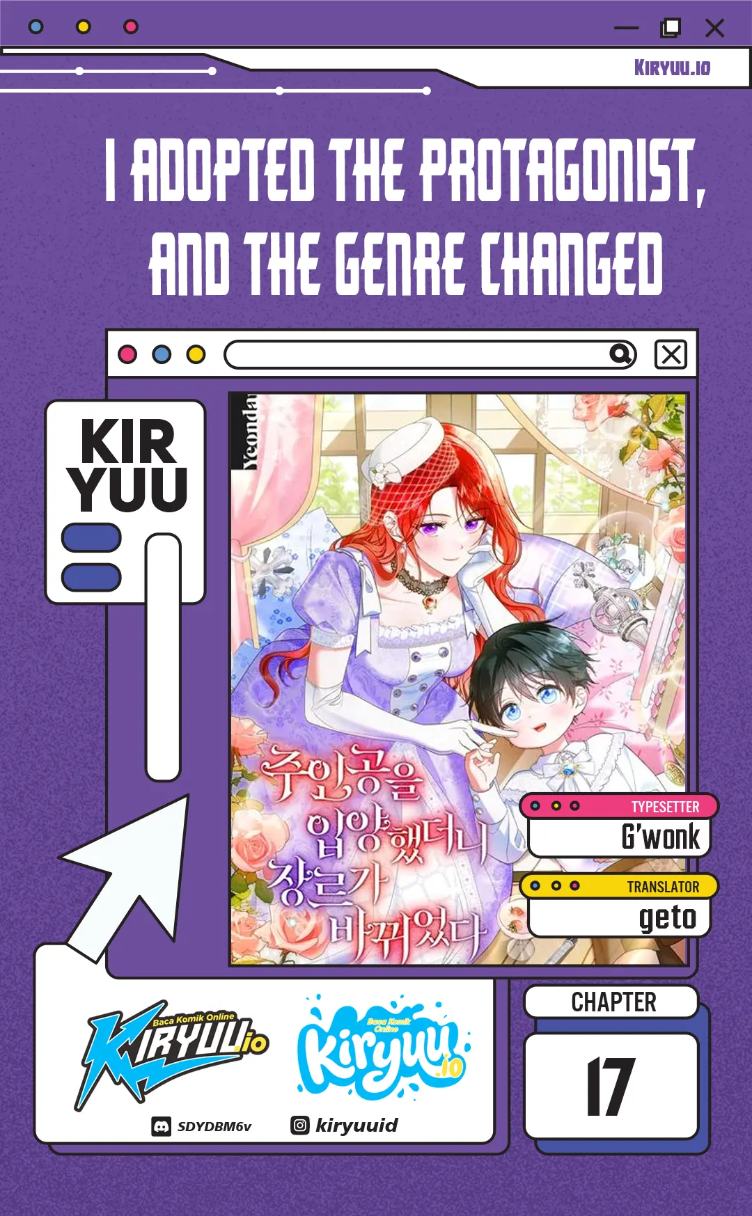 Komik Adopting the Male Protagonist Changed the Genre Chapter 17 gambar 1