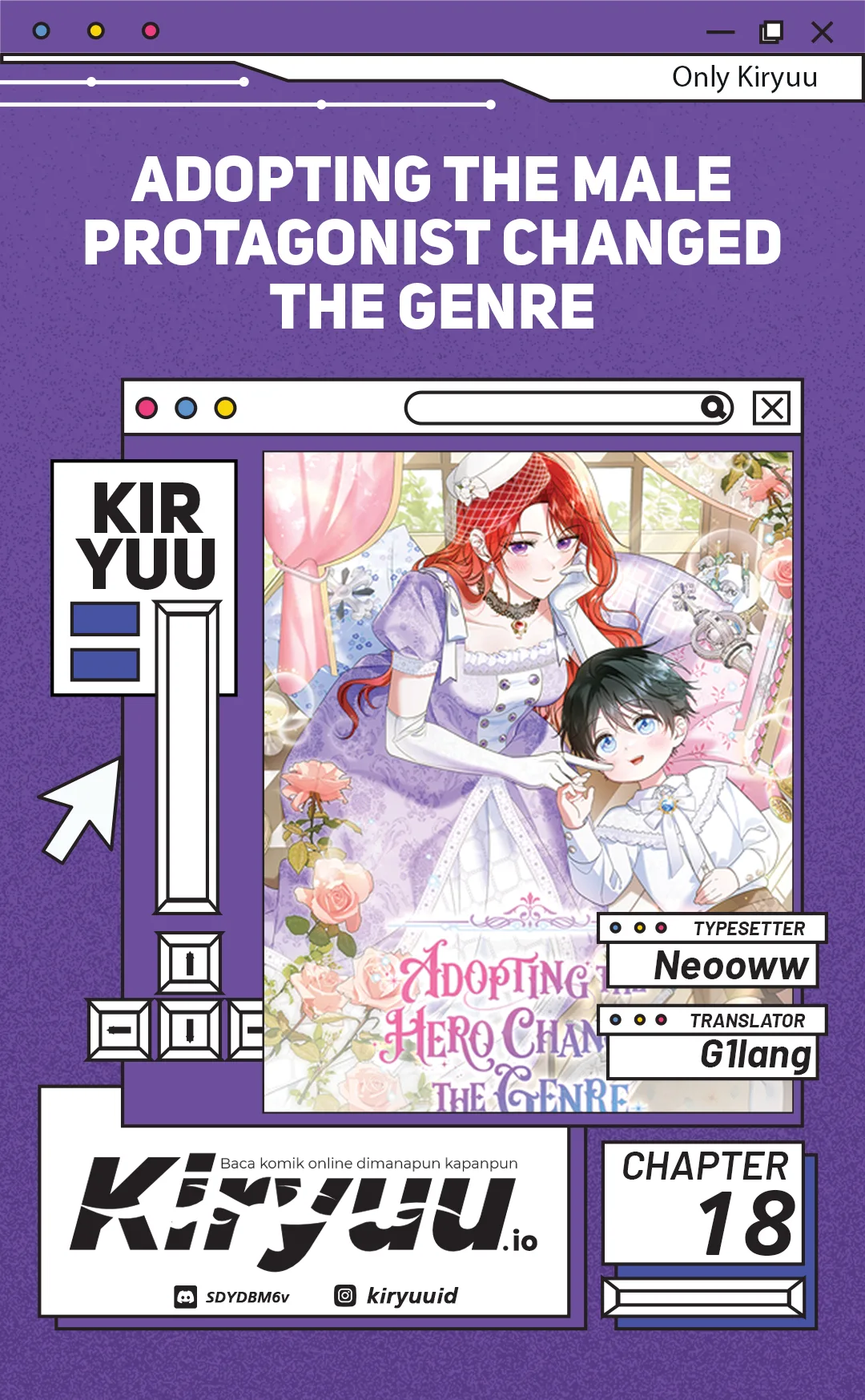 Komik Adopting the Male Protagonist Changed the Genre Chapter 18 gambar 1