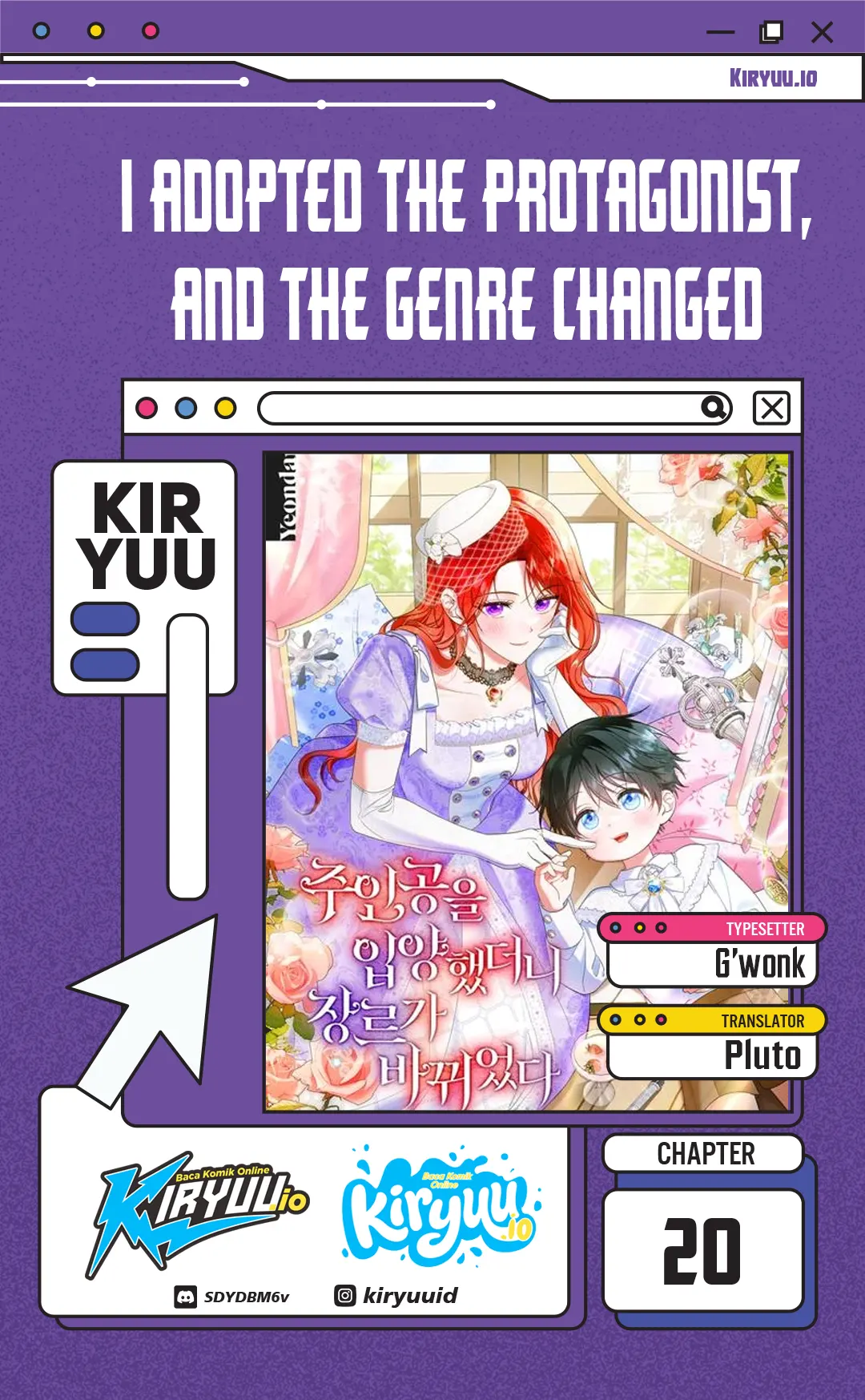 Komik Adopting the Male Protagonist Changed the Genre Chapter 20 gambar 1