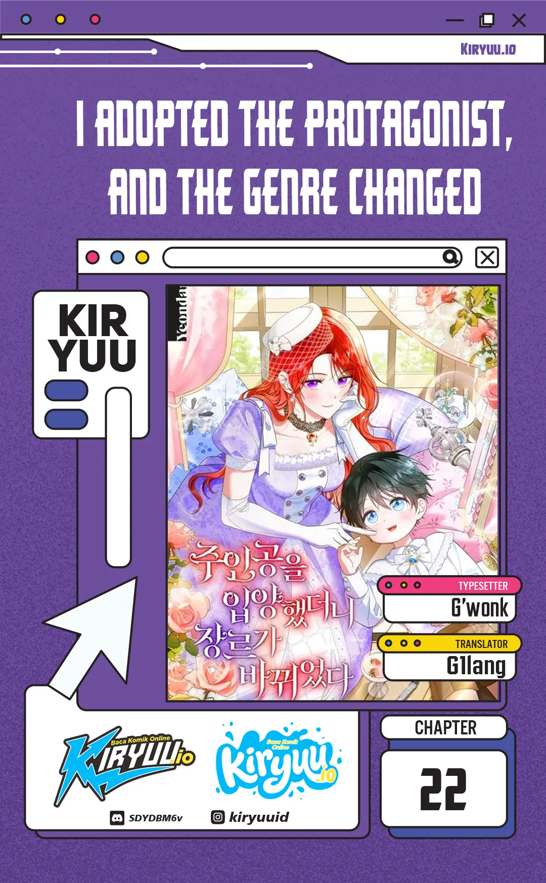 Komik Adopting the Male Protagonist Changed the Genre Chapter 22 gambar 1