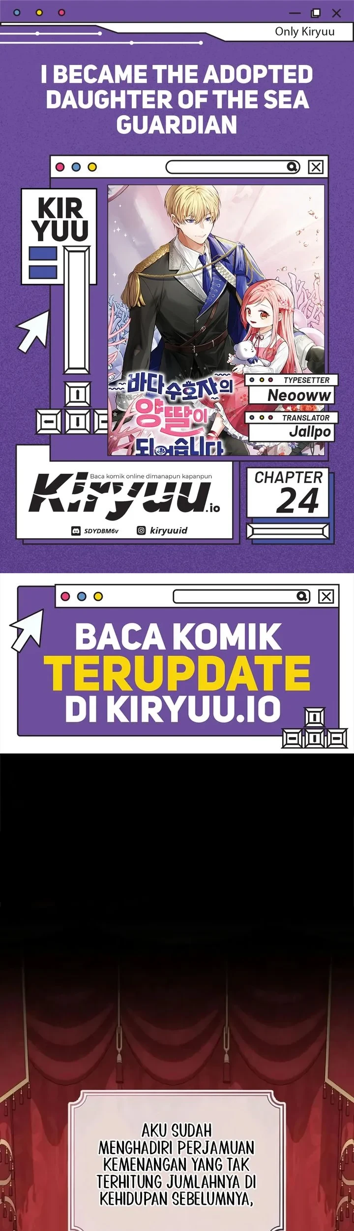 Komik Adopting the Male Protagonist Changed the Genre Chapter 24 gambar 1