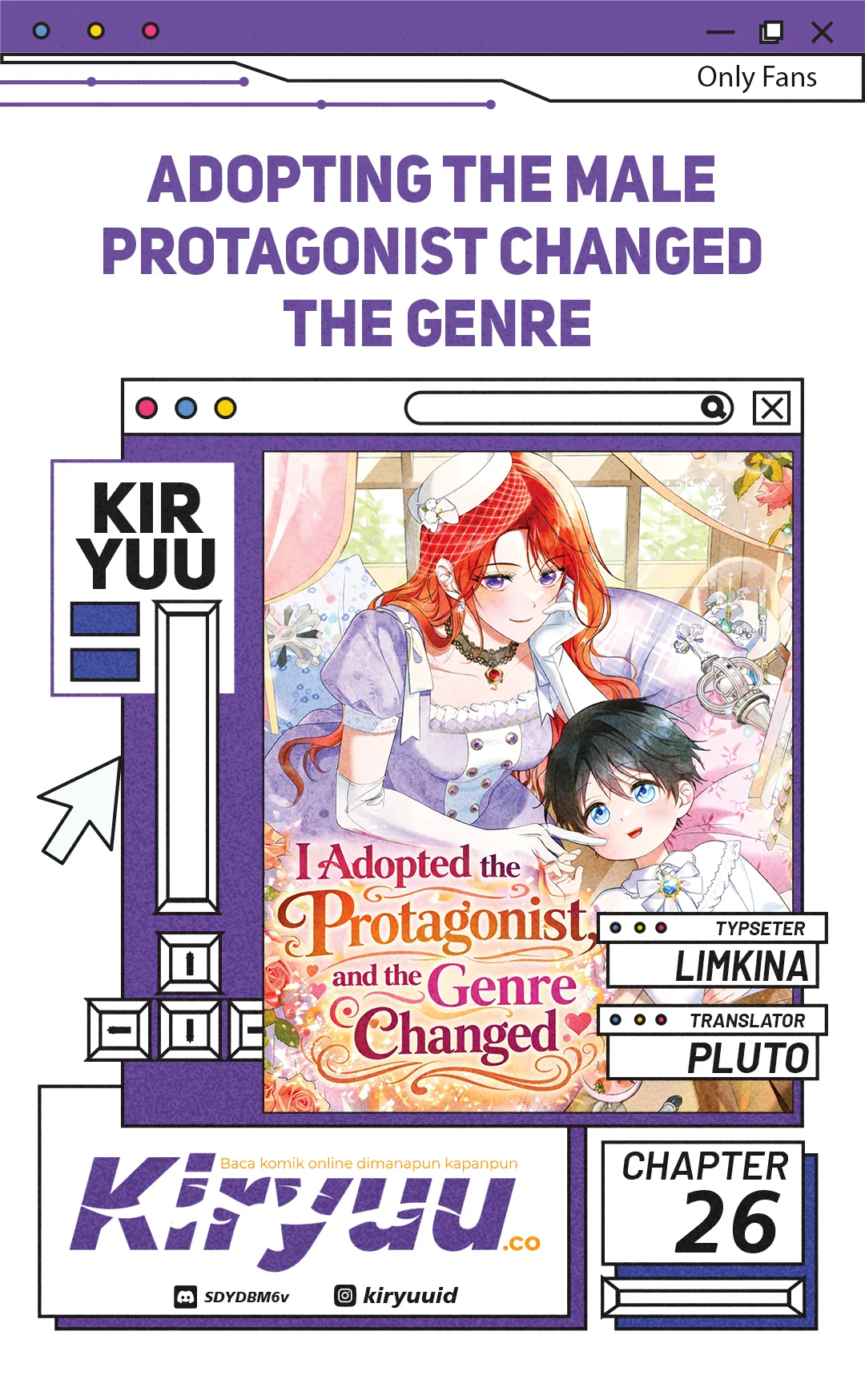 Komik Adopting the Male Protagonist Changed the Genre Chapter 26 gambar 1