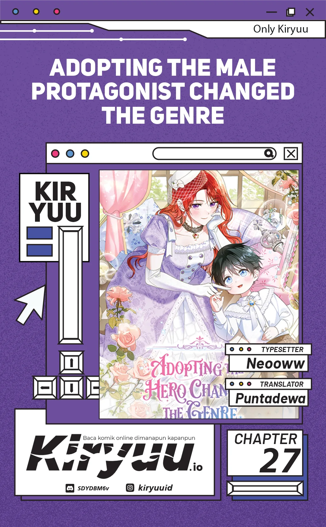 Komik Adopting the Male Protagonist Changed the Genre Chapter 27 gambar 1