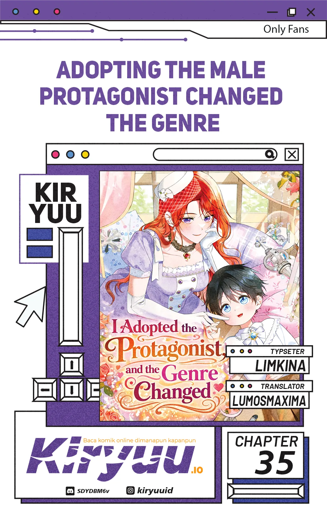 Komik Adopting the Male Protagonist Changed the Genre Chapter 35 gambar 1