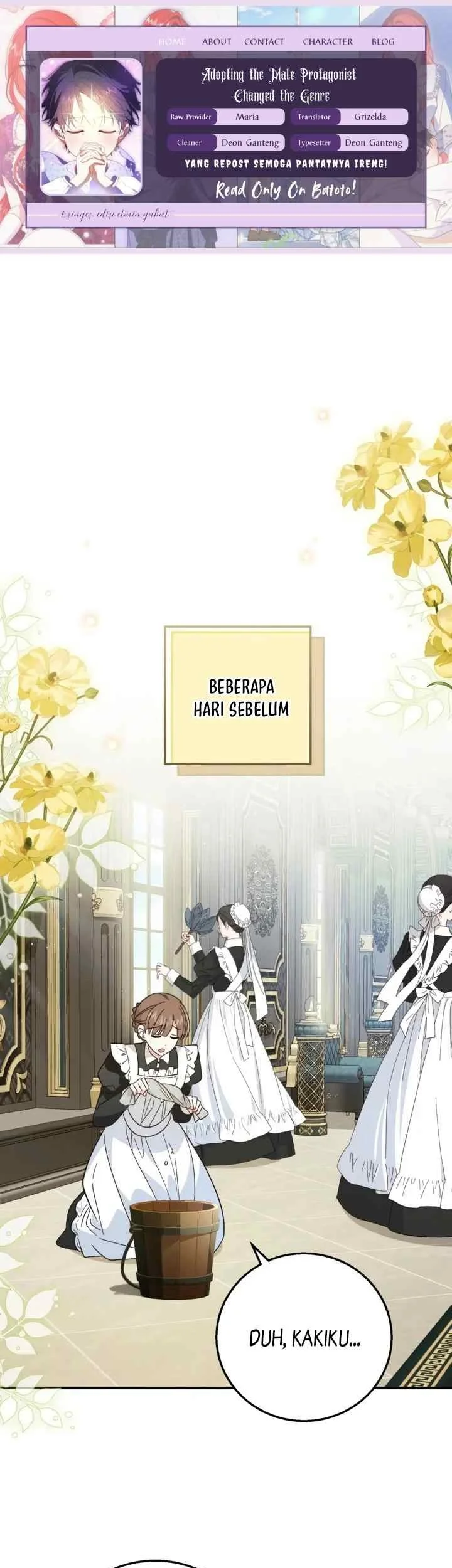 Komik Adopting the Male Protagonist Changed the Genre Chapter 8 gambar 1