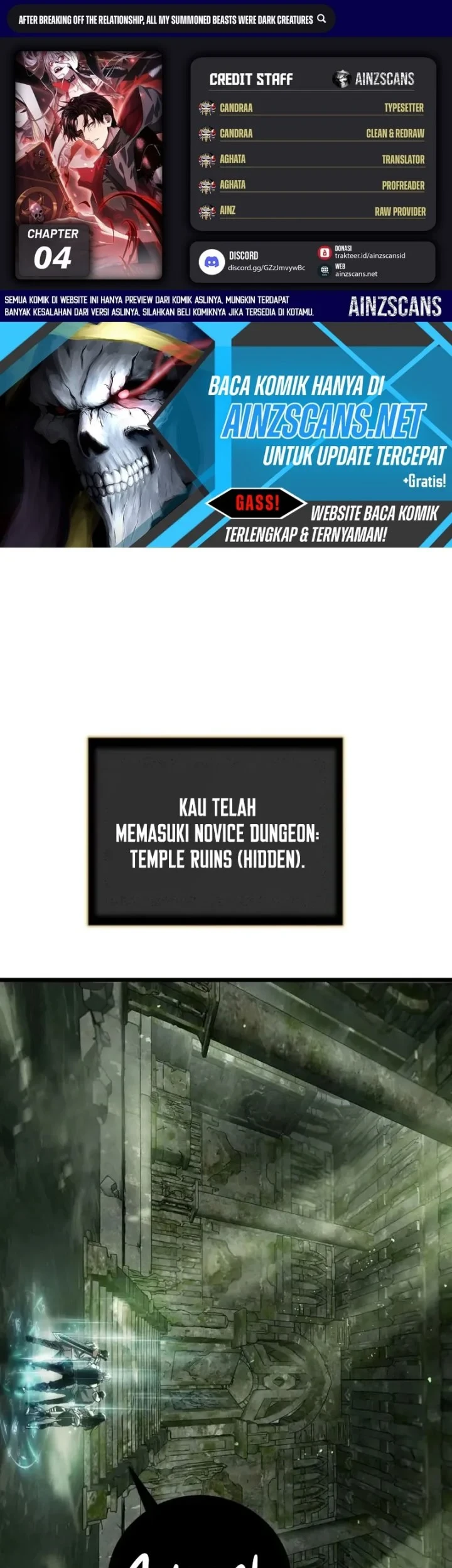 Komik After Breaking off the Relationship, All my Summoned Beasts Were Dark Creatures Chapter 3 gambar 1