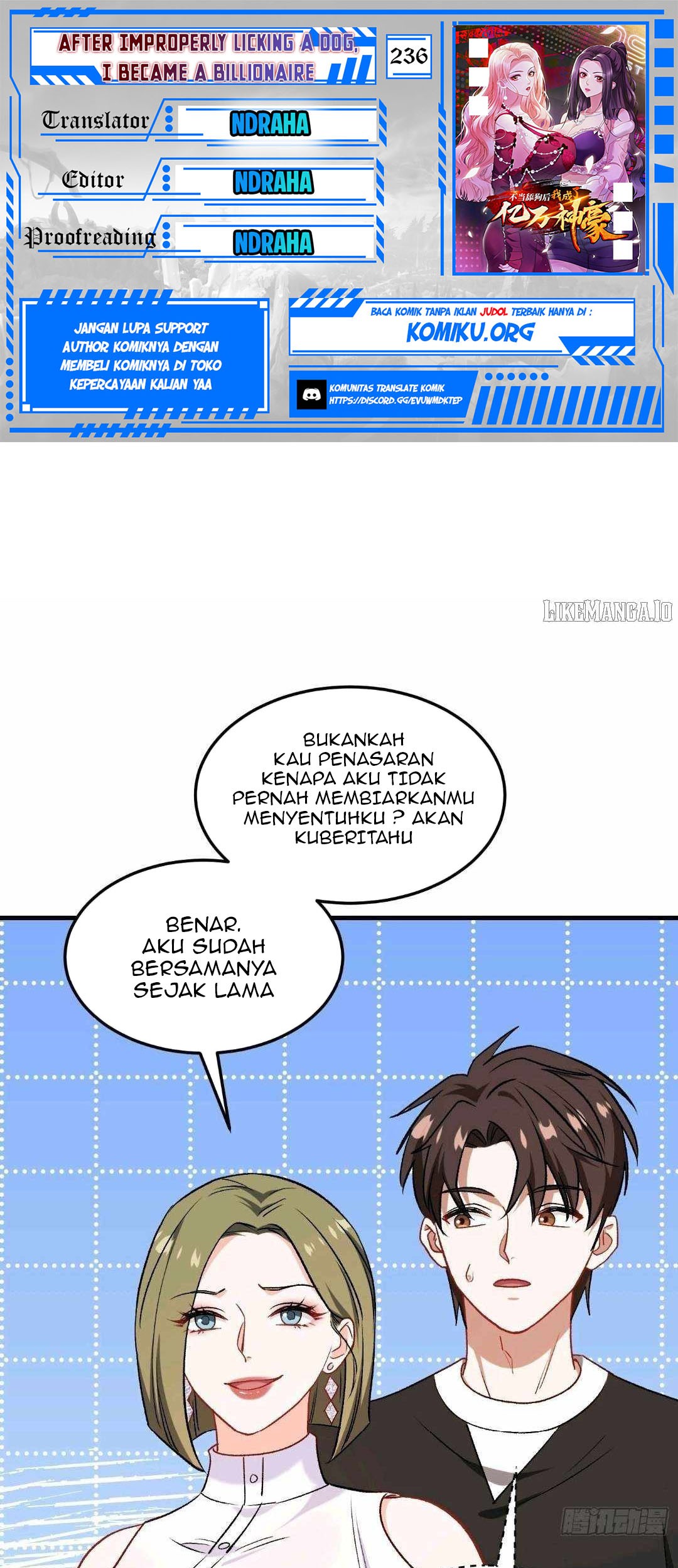 Komik After Improperly Licking a Dog, I Became a Billionaire Chapter 236 gambar 1