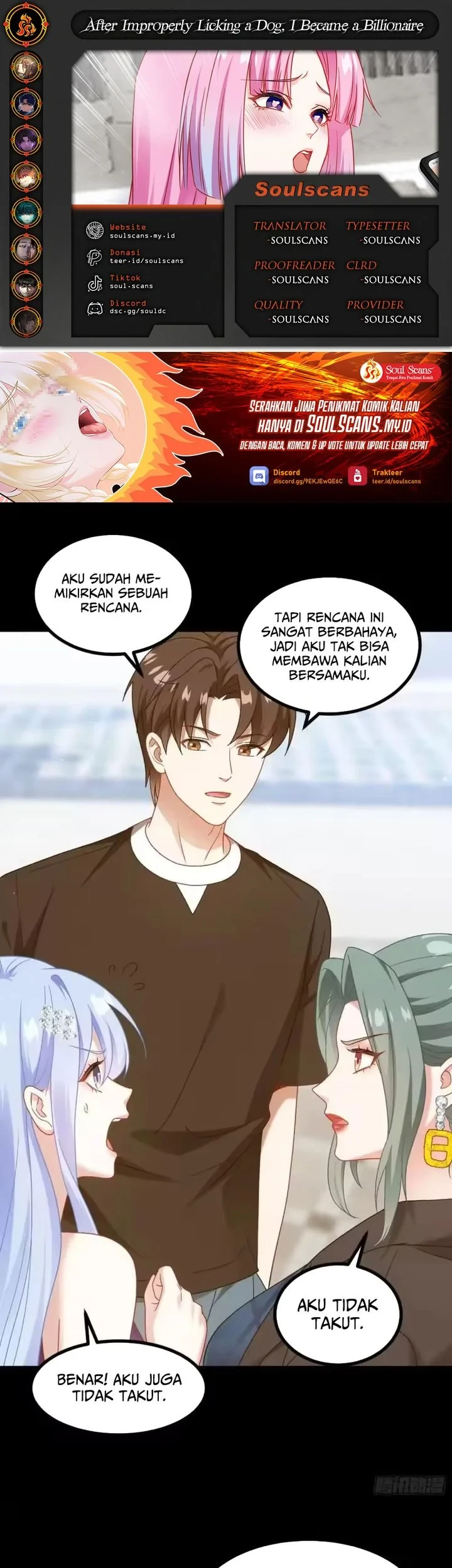 Komik After Improperly Licking a Dog, I Became a Billionaire Chapter 304 gambar 1