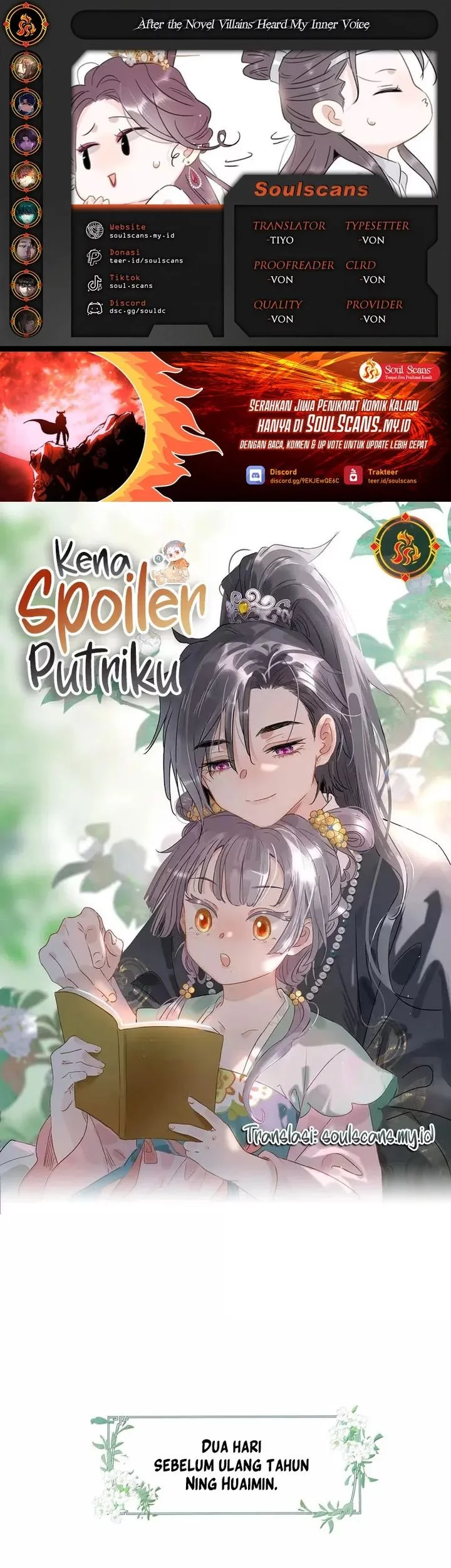 Komik After the Novel Villains Heard My Inner Voice Chapter 32 gambar 1
