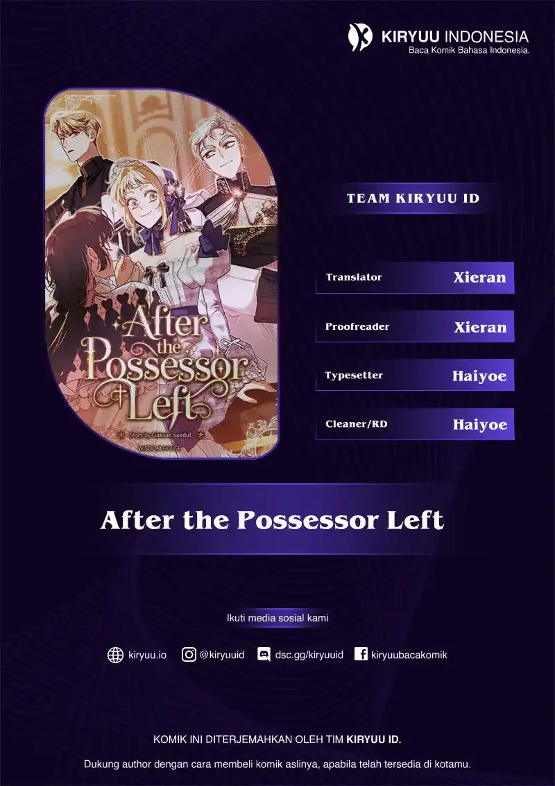 Komik After the Possessor Left Chapter 1 gambar 1