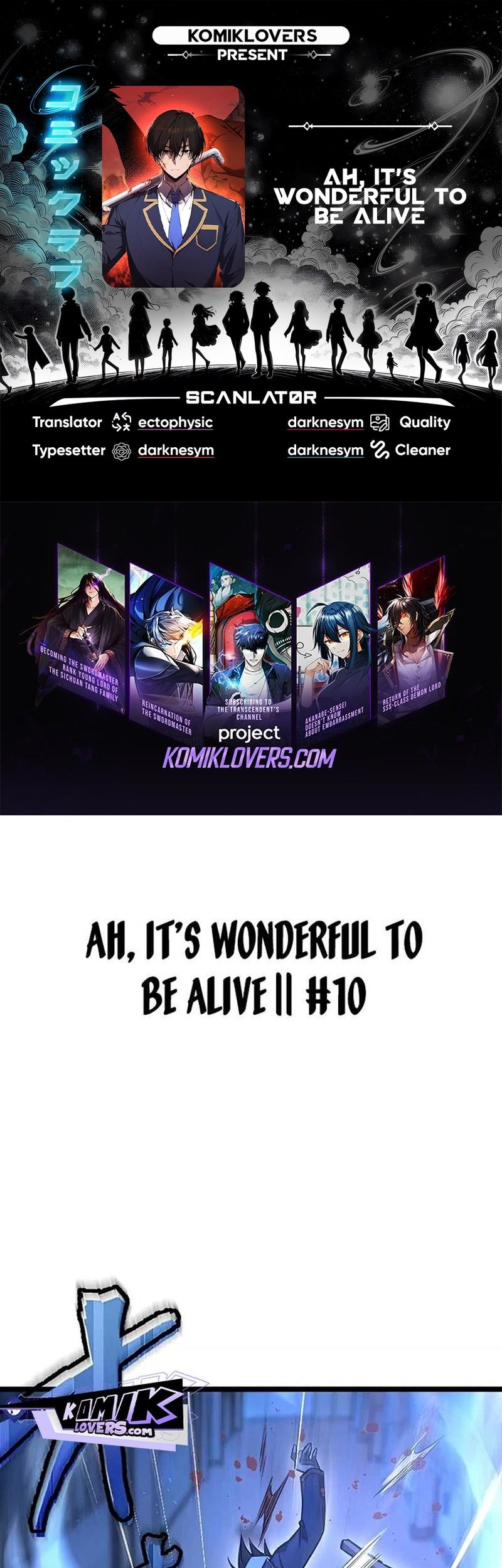 Komik Ah, It’s Wonderful To Be Alive Chapter 10 gambar 1
