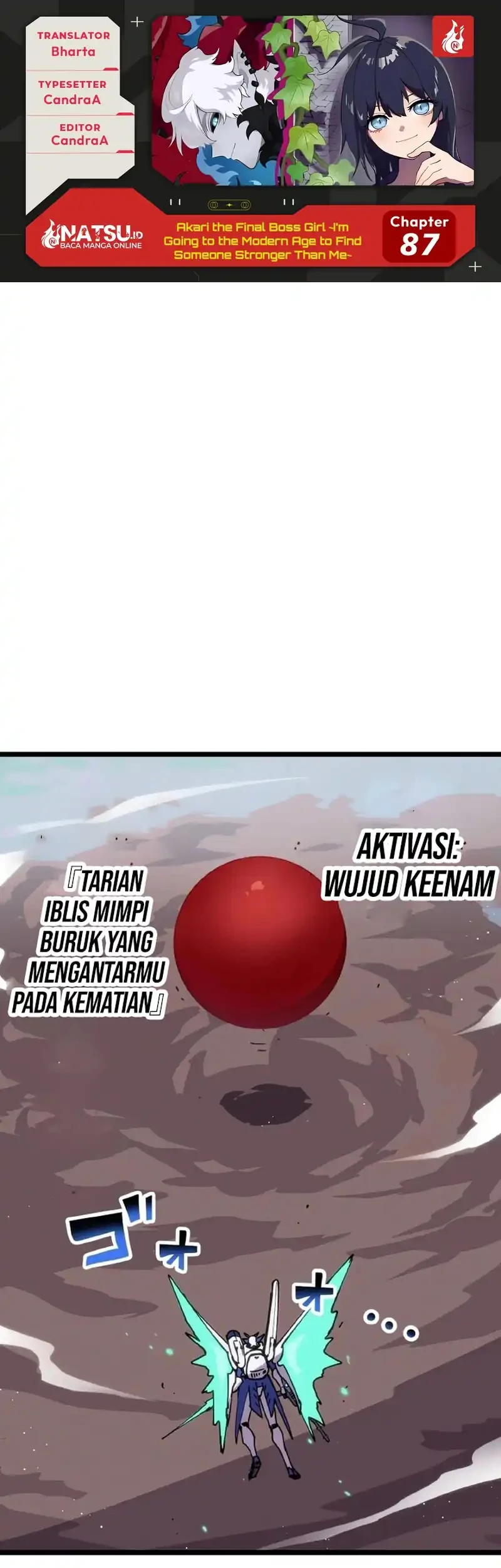 Komik Akari the Final Boss Girl ~I'm Going to the Modern Age to Find Someone Stronger Than Me~ Chapter 87 gambar 1
