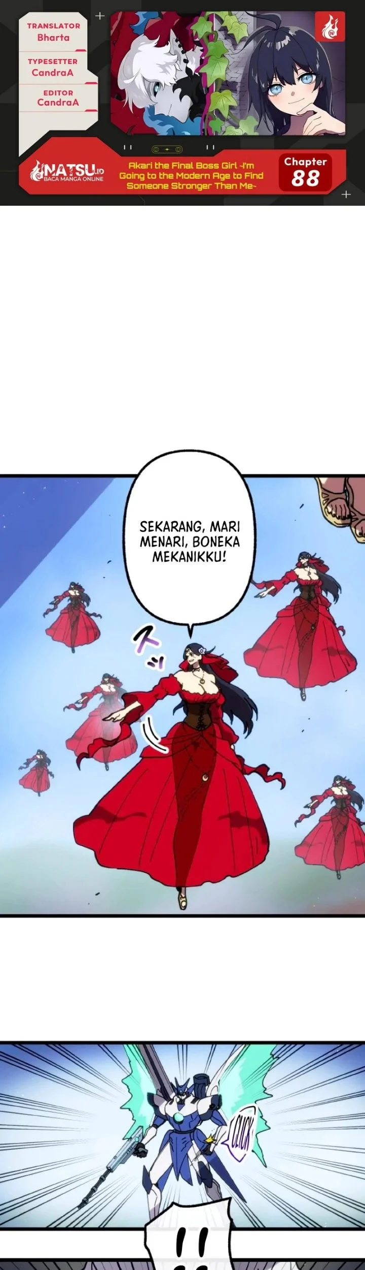 Komik Akari the Final Boss Girl ~I'm Going to the Modern Age to Find Someone Stronger Than Me~ Chapter 88 gambar 1
