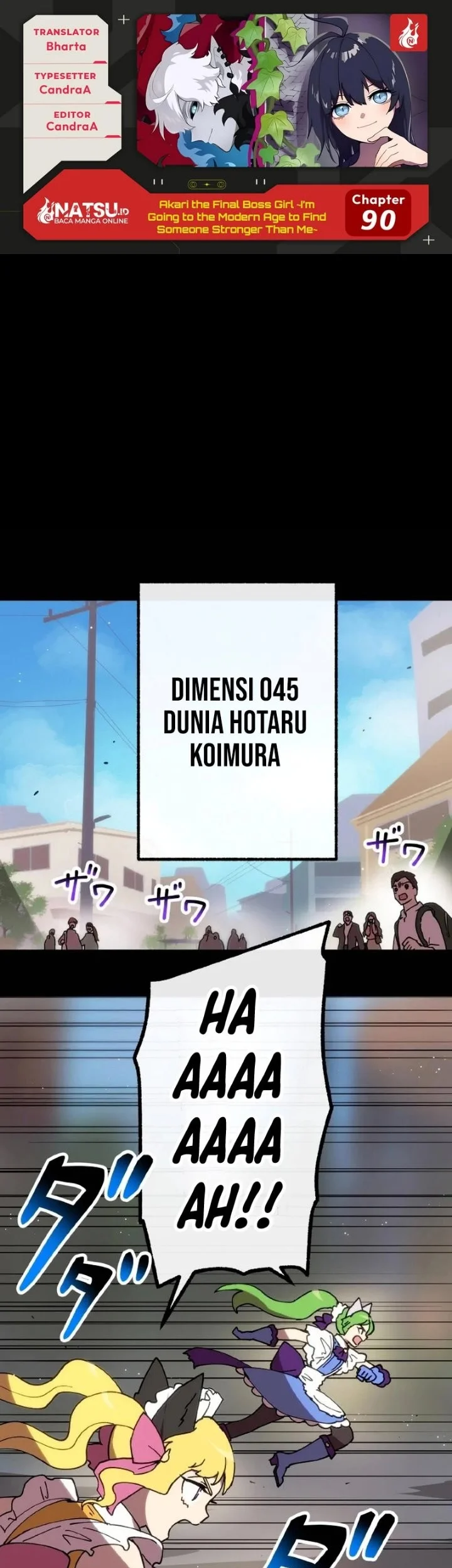 Komik Akari the Final Boss Girl ~I'm Going to the Modern Age to Find Someone Stronger Than Me~ Chapter 90 gambar 1