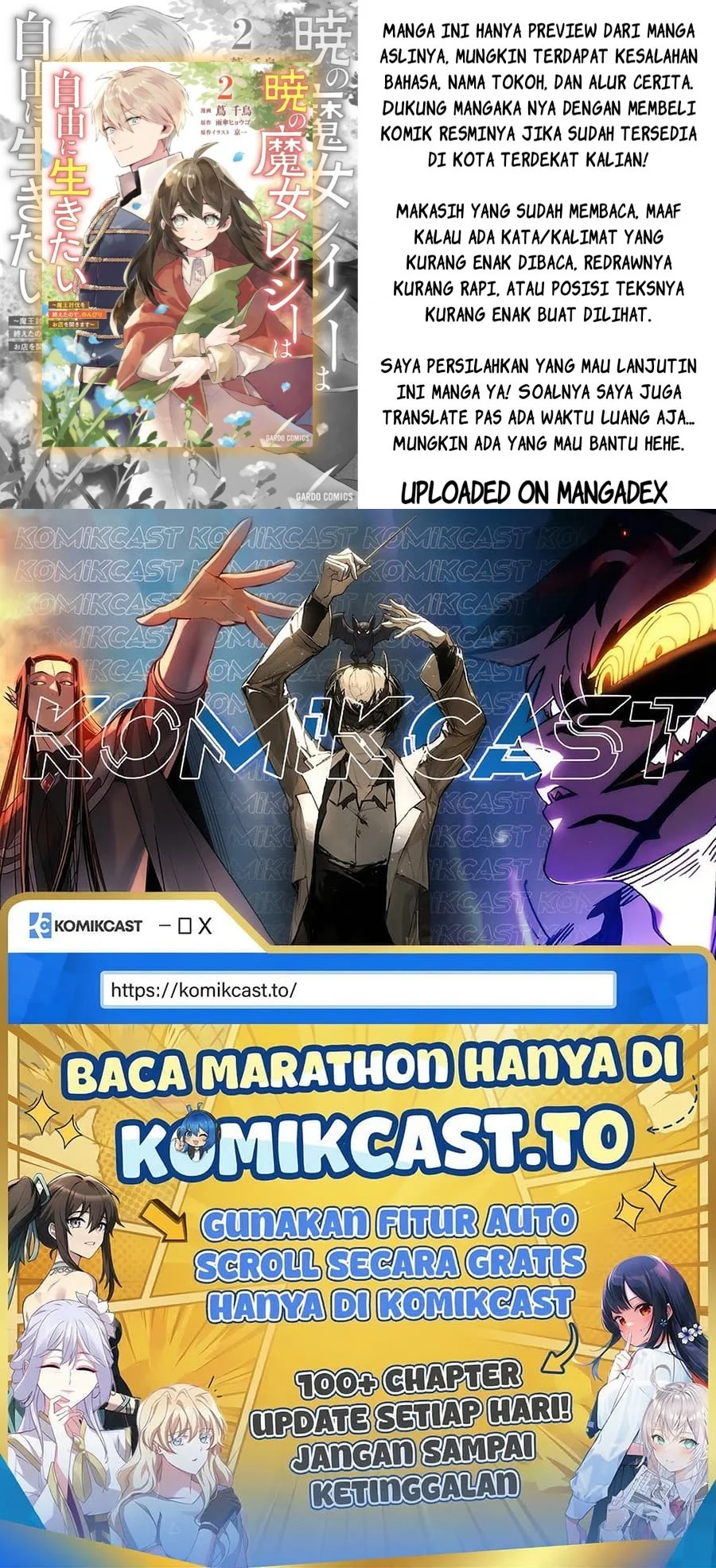 Akatsuki no Majo Reishi wa Jiyu ni Ikitai Mao Tobatsu o Oeta Node, Nonbiri o Mise o Hirakimasu Chapter 11 - Halaman 29