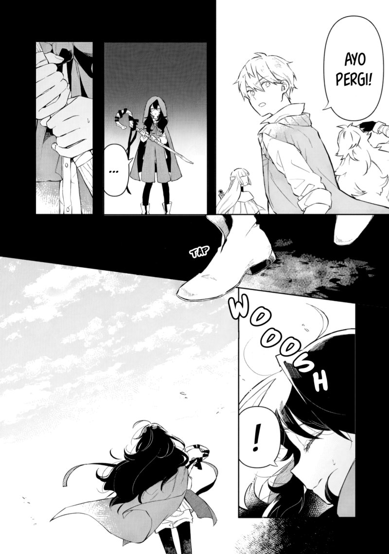 Akatsuki no Majo Reishi wa Jiyu ni Ikitai Mao Tobatsu o Oeta Node, Nonbiri o Mise o Hirakimasu Chapter 3 - Halaman 25