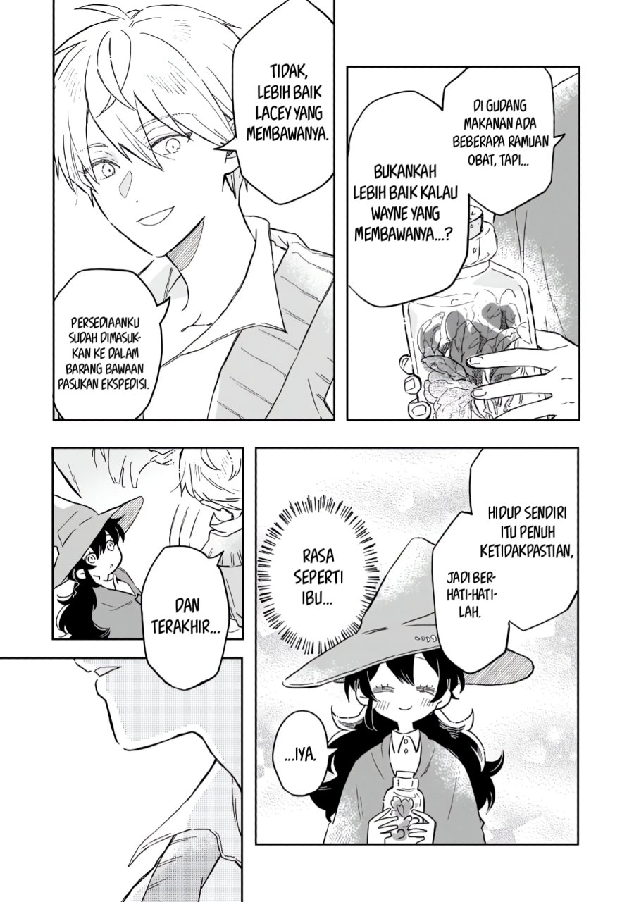 Akatsuki no Majo Reishi wa Jiyu ni Ikitai Mao Tobatsu o Oeta Node, Nonbiri o Mise o Hirakimasu Chapter 5 - Halaman 19