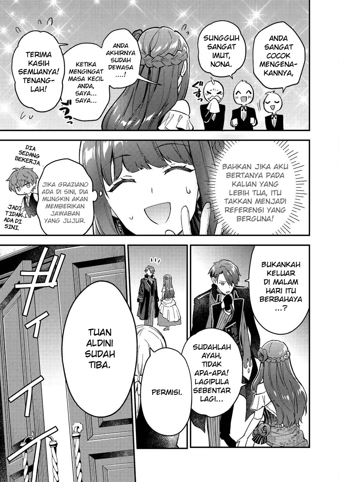 Akutou Ikka no Mana Musume, Tensei Saki mo Otome Game no Gokudou Reijou deshita Chapter 8 - Halaman 4