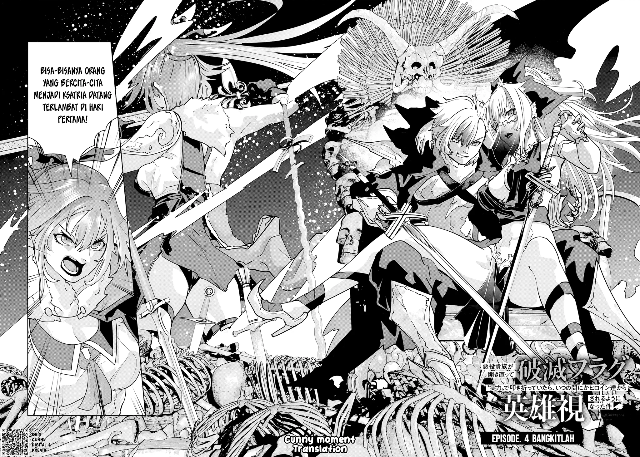 Akuyaku Kizoku ga Hirakinaotte Hametsu Flag wo "Jitsuryoku" de Tatakiotteitara, Itsunomanika Heroine-tachi kara Eiyuushi Sareru you ni Natta Ken Chapter 4 - Halaman 4