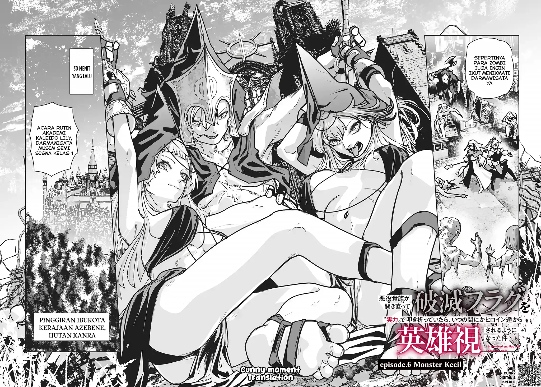 Akuyaku Kizoku ga Hirakinaotte Hametsu Flag wo "Jitsuryoku" de Tatakiotteitara, Itsunomanika Heroine-tachi kara Eiyuushi Sareru you ni Natta Ken Chapter 6 - Halaman 4