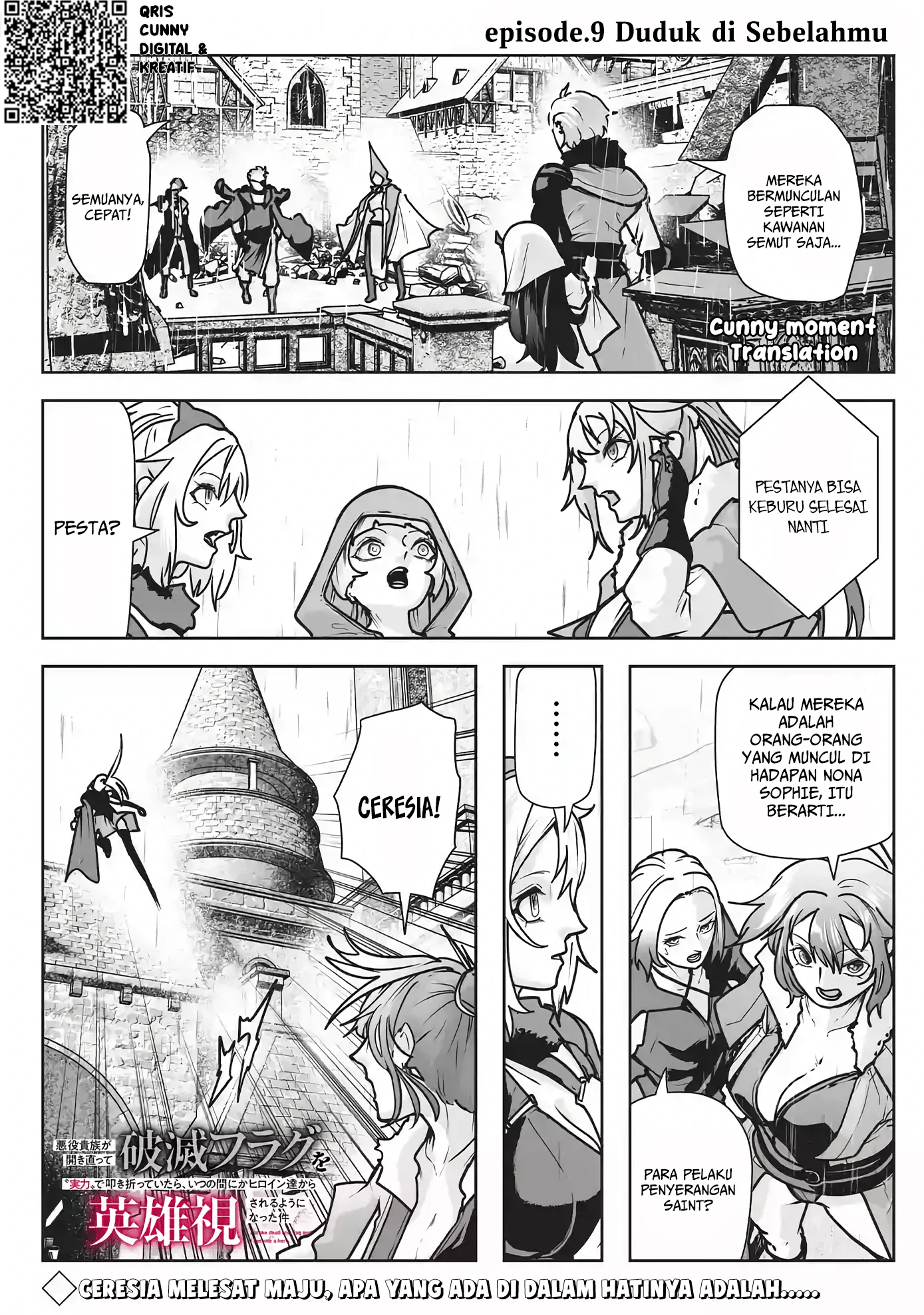 Akuyaku Kizoku ga Hirakinaotte Hametsu Flag wo "Jitsuryoku" de Tatakiotteitara, Itsunomanika Heroine-tachi kara Eiyuushi Sareru you ni Natta Ken Chapter 9.1 - Halaman 3