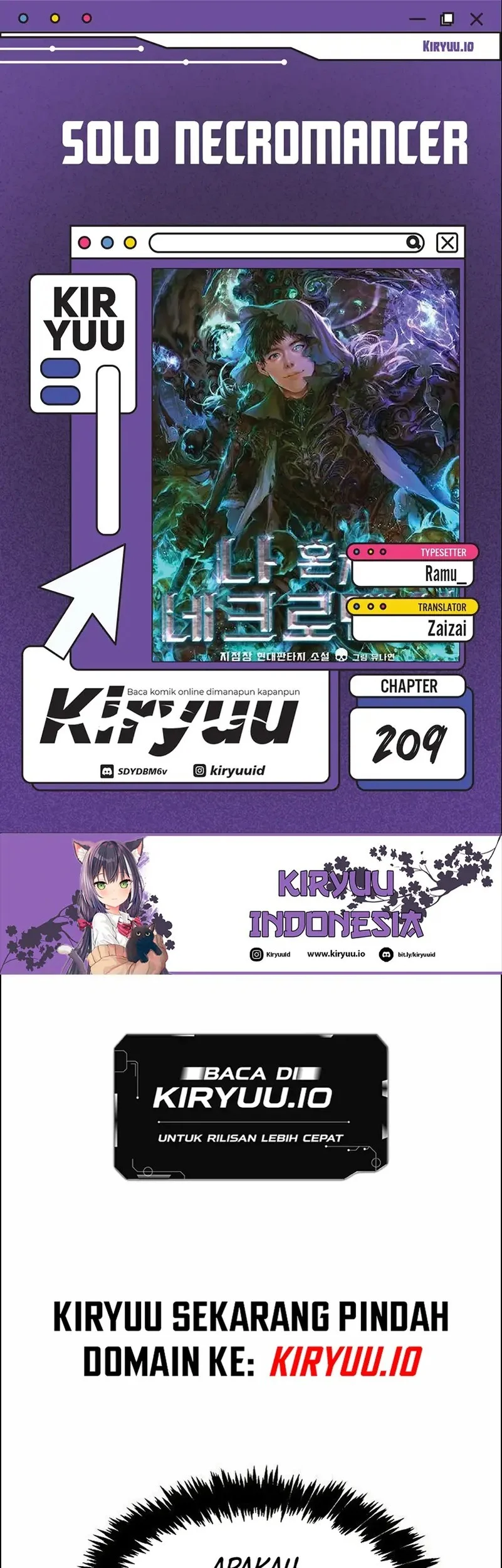 Komik Alone Necromancer Chapter 209 gambar 1
