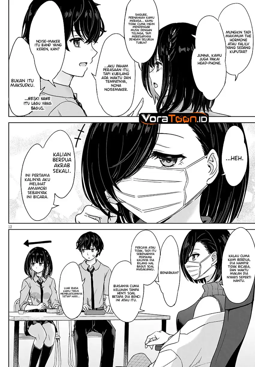Amamori Junna wa Shitsudo ga Takai Chapter 4 - Halaman 13