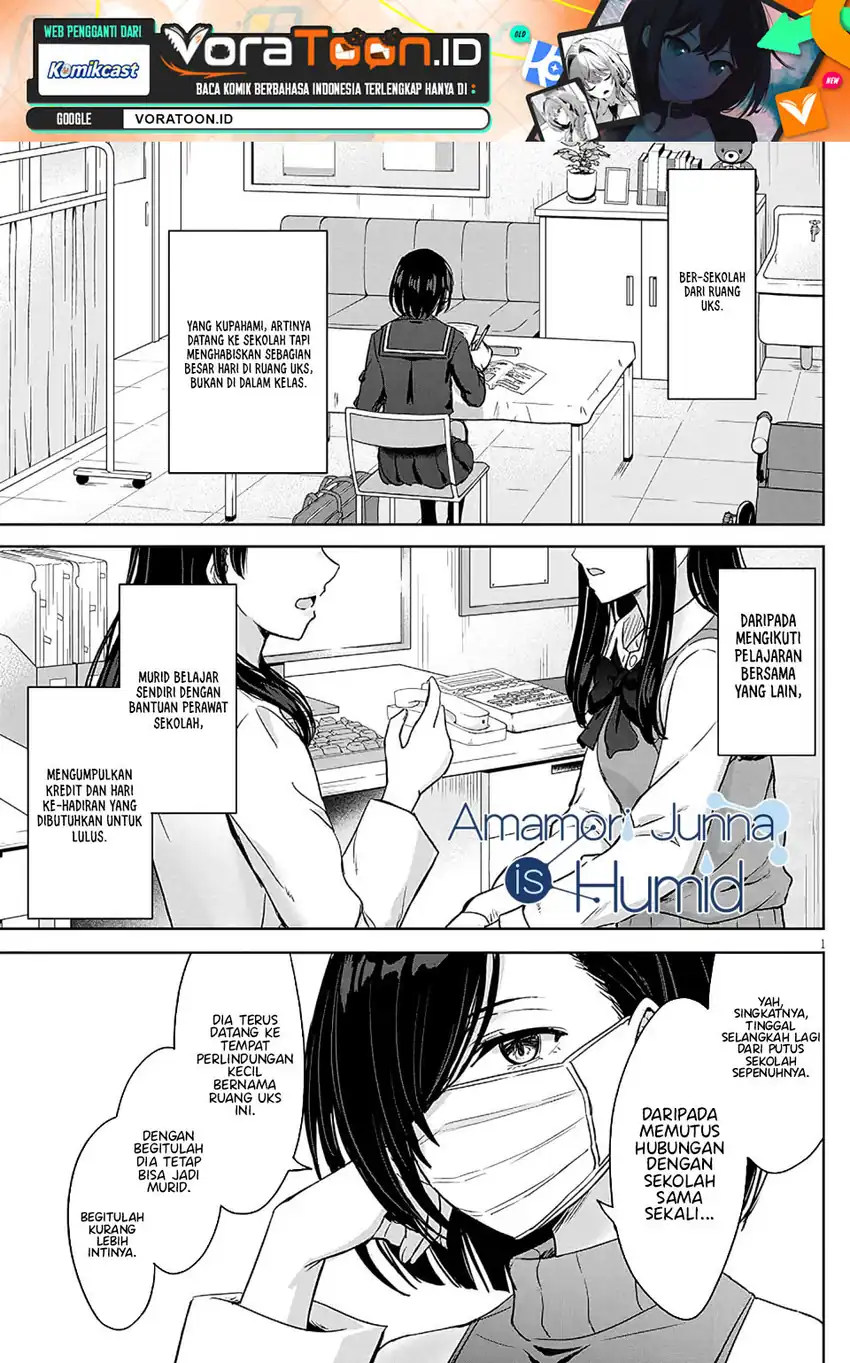 Manga Amamori Junna wa Shitsudo ga Takai Chapter 4 gambar 2