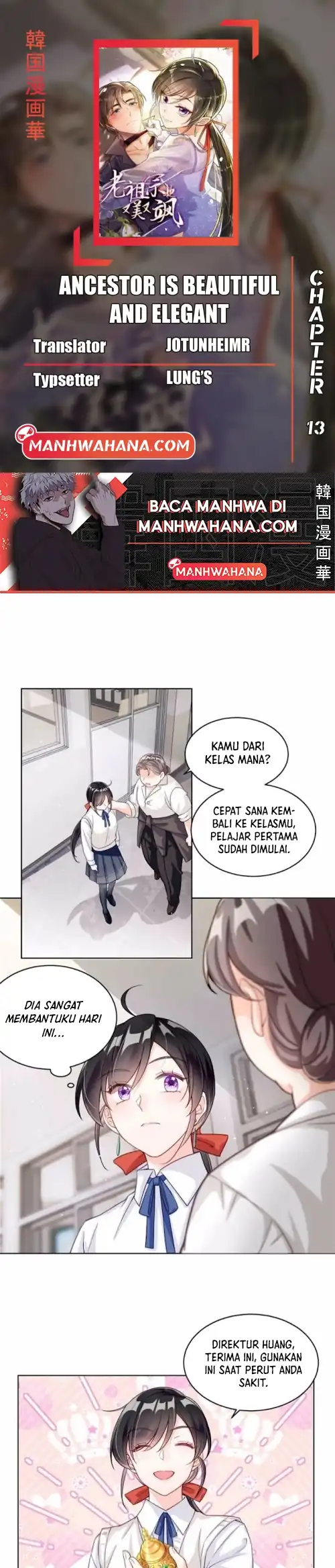 Komik Ancestor is beautiful and elegant Chapter 13 gambar 1
