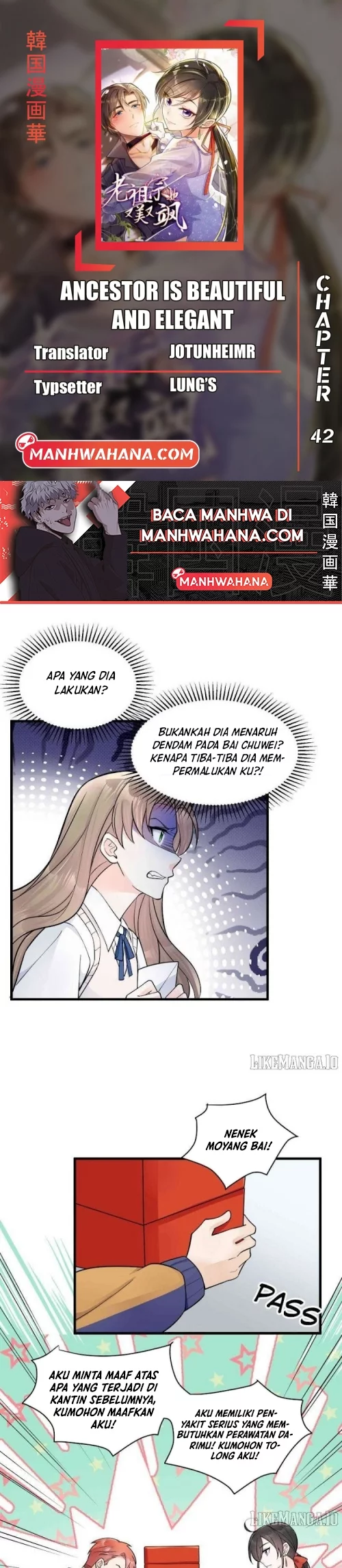 Komik Ancestor is beautiful and elegant Chapter 42 gambar 1