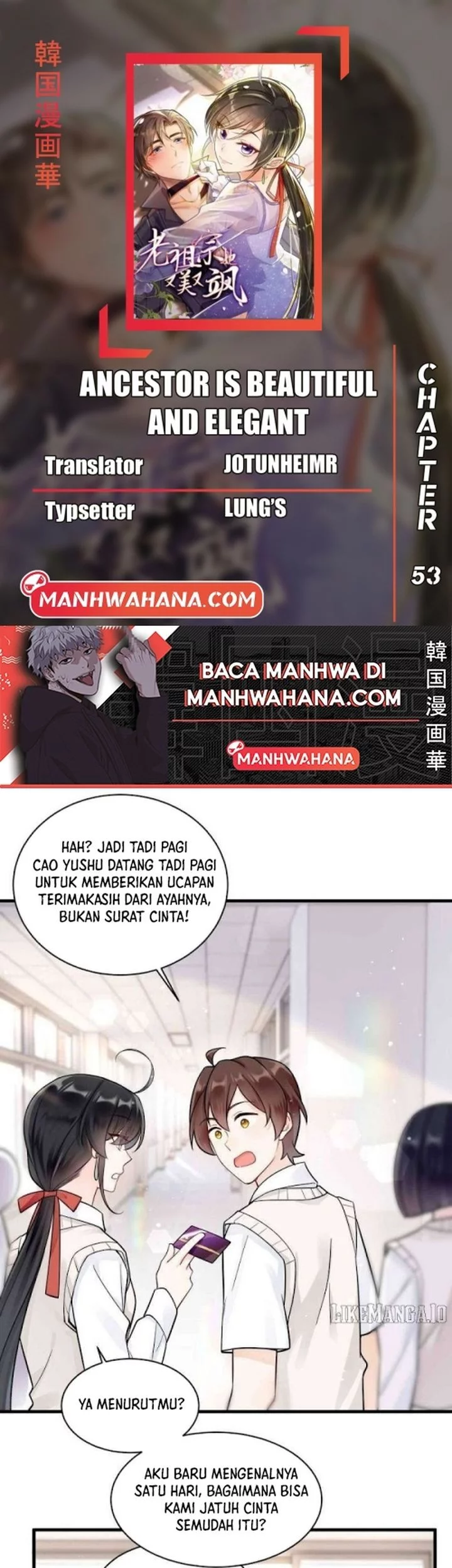 Komik Ancestor is beautiful and elegant Chapter 53 gambar 1