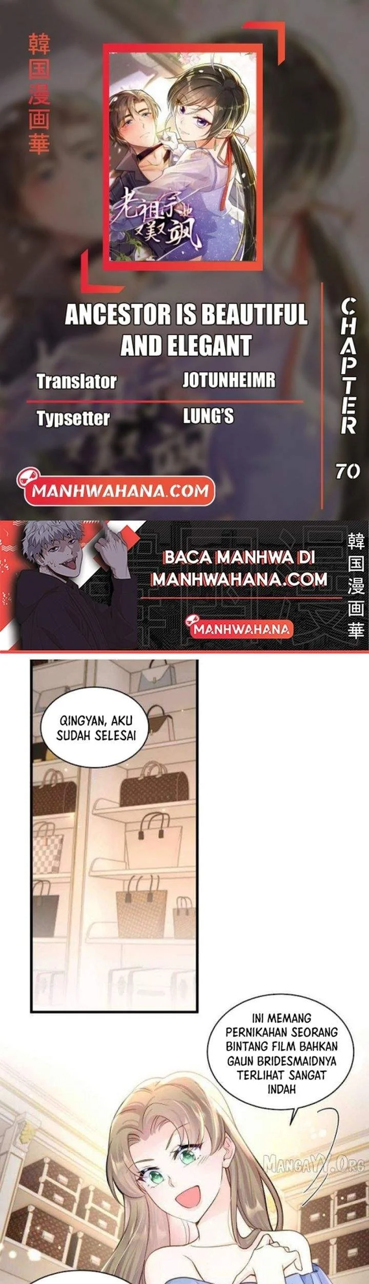 Komik Ancestor is beautiful and elegant Chapter 70 gambar 1