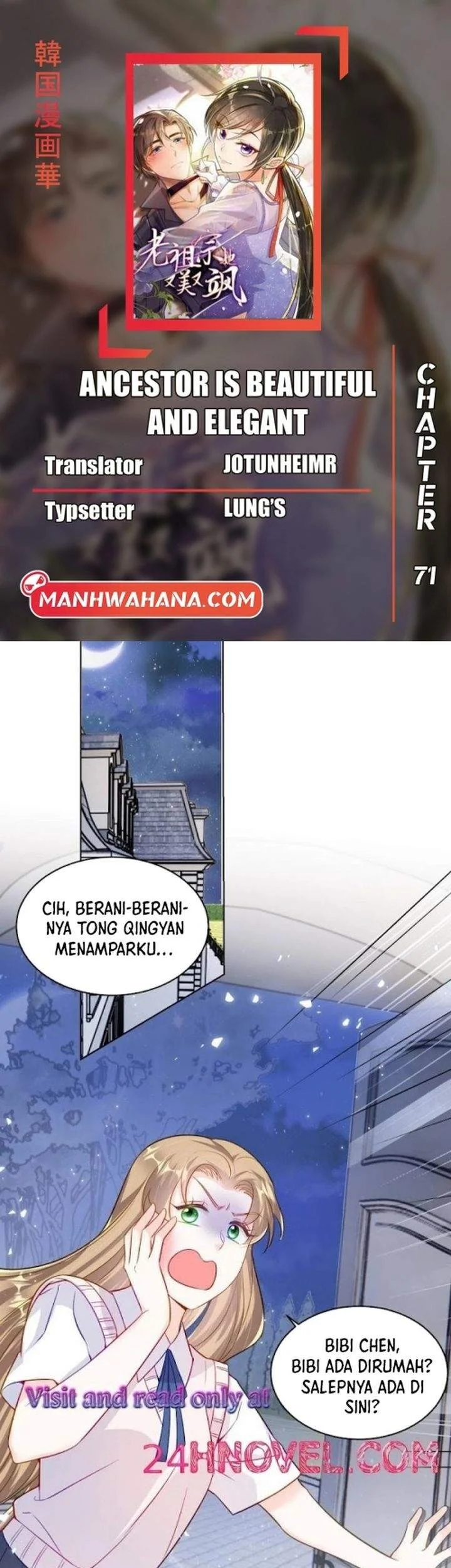 Komik Ancestor is beautiful and elegant Chapter 71 gambar 1