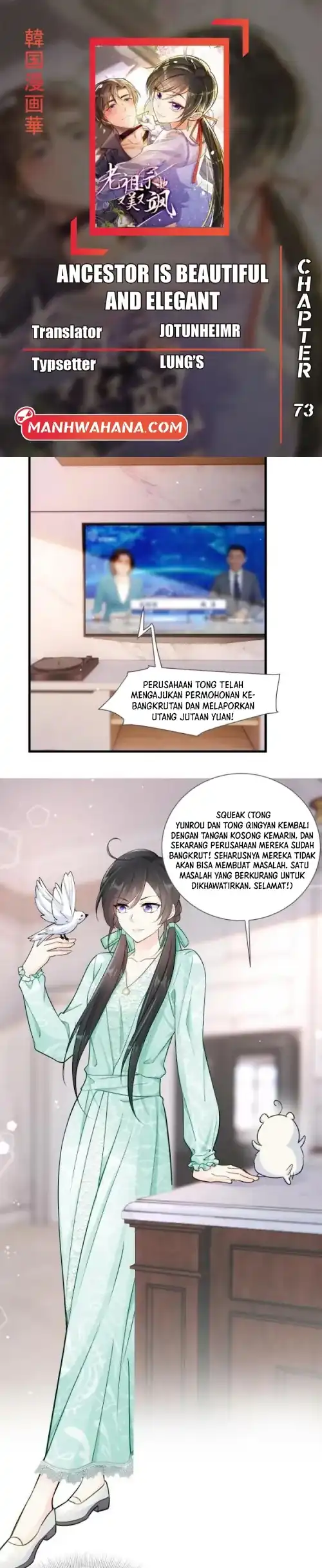 Komik Ancestor is beautiful and elegant Chapter 73 gambar 1