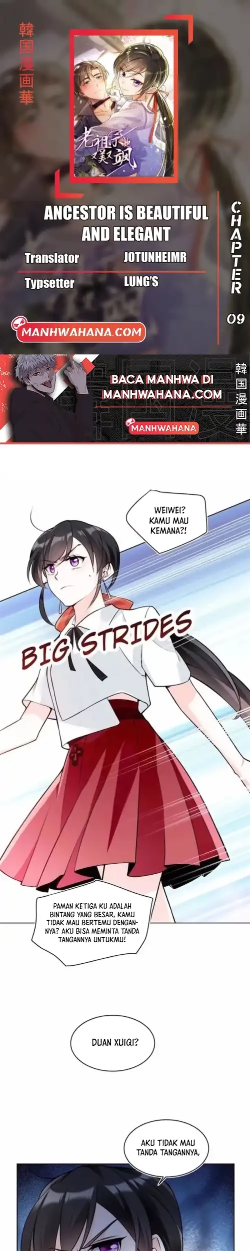 Komik Ancestor is beautiful and elegant Chapter 9 gambar 1