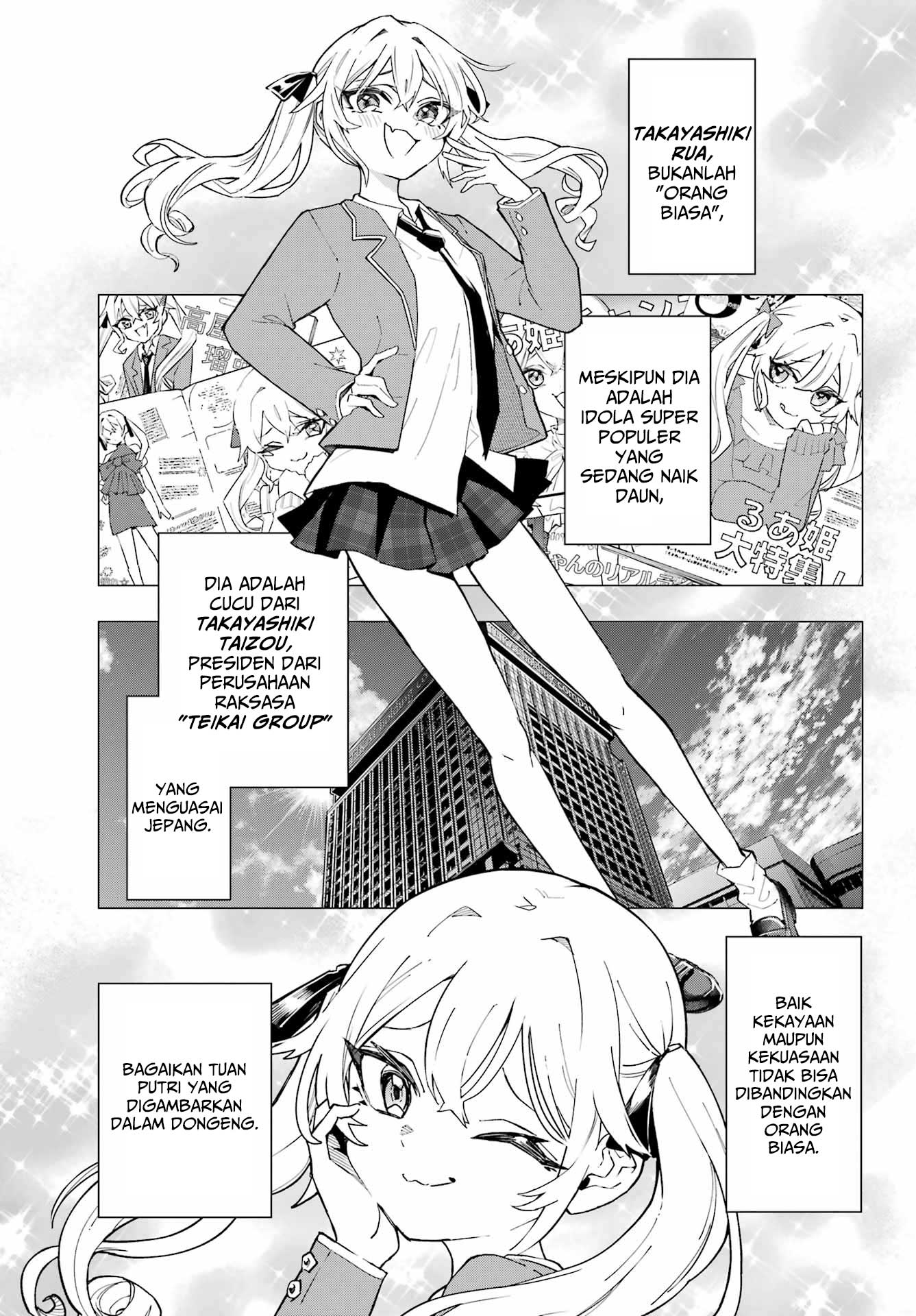 Anta to Osananajimitte dake demo Iyananoni! ~Zekkou kara Hajimaru S-kyuu Bishoujo to no Gakuen Nariagari Seikatsu~ Chapter 1 - Halaman 3