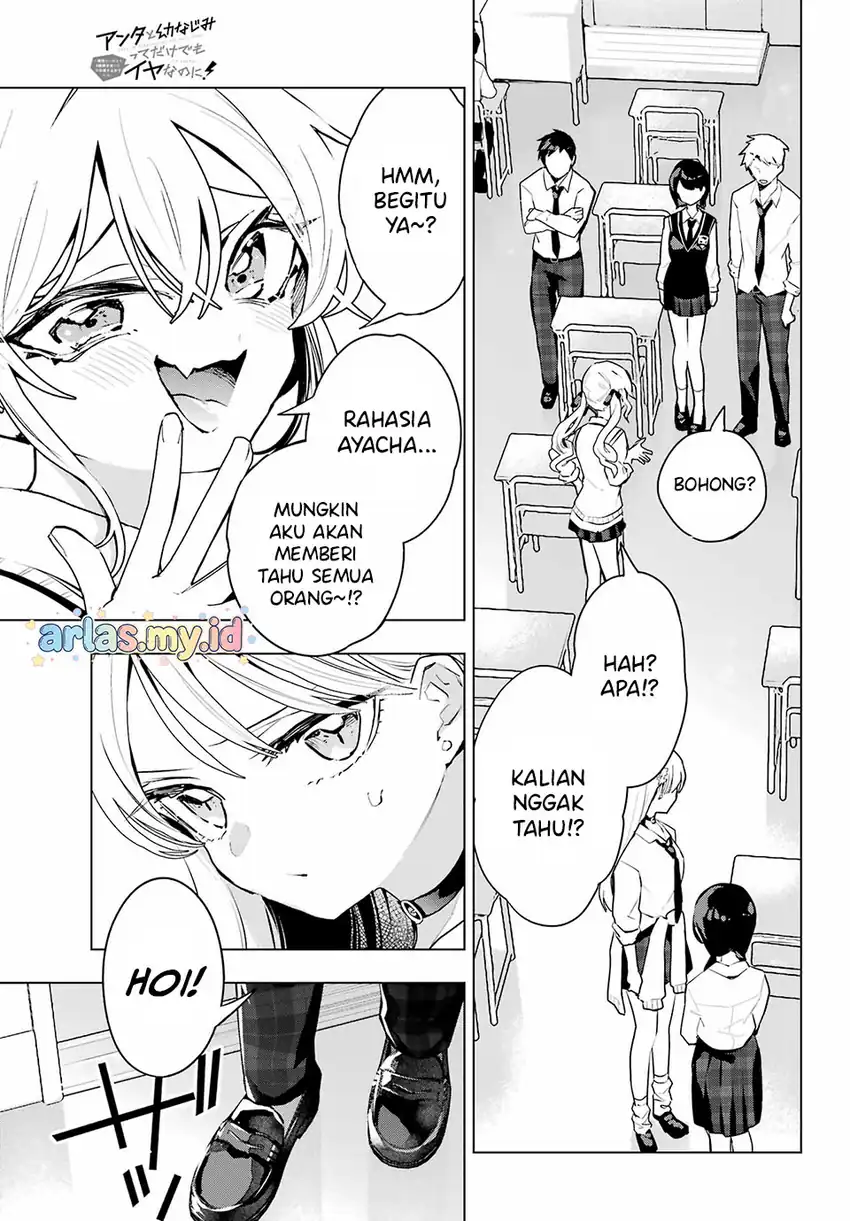Anta to Osananajimitte dake demo Iyananoni! ~Zekkou kara Hajimaru S-kyuu Bishoujo to no Gakuen Nariagari Seikatsu~ Chapter 10 - Halaman 10