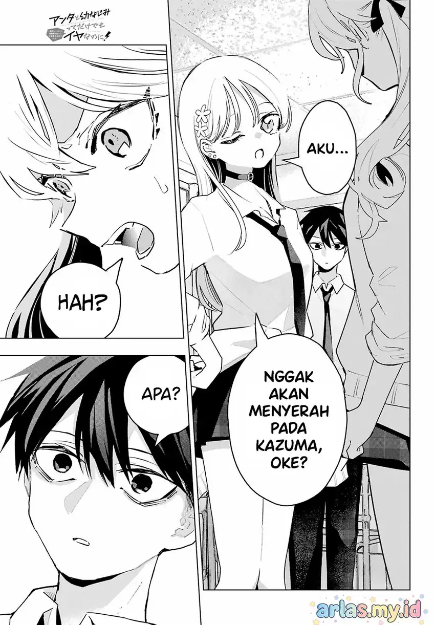 Anta to Osananajimitte dake demo Iyananoni! ~Zekkou kara Hajimaru S-kyuu Bishoujo to no Gakuen Nariagari Seikatsu~ Chapter 10 - Halaman 18