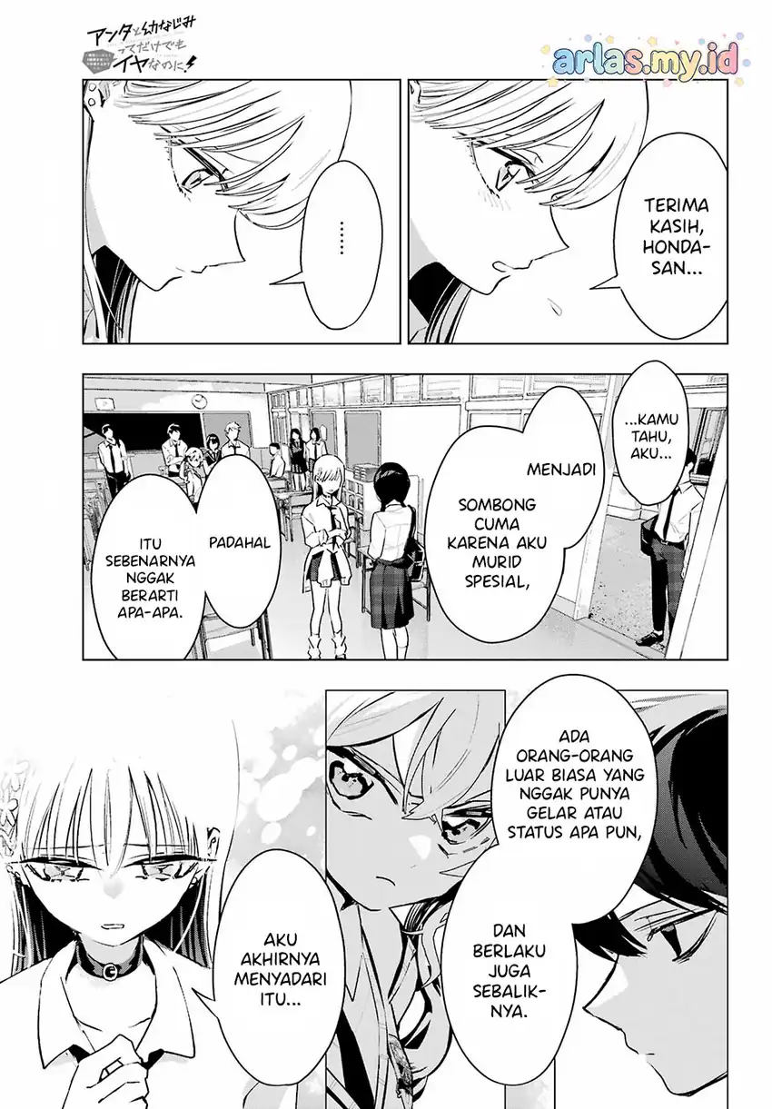 Anta to Osananajimitte dake demo Iyananoni! ~Zekkou kara Hajimaru S-kyuu Bishoujo to no Gakuen Nariagari Seikatsu~ Chapter 10 - Halaman 8