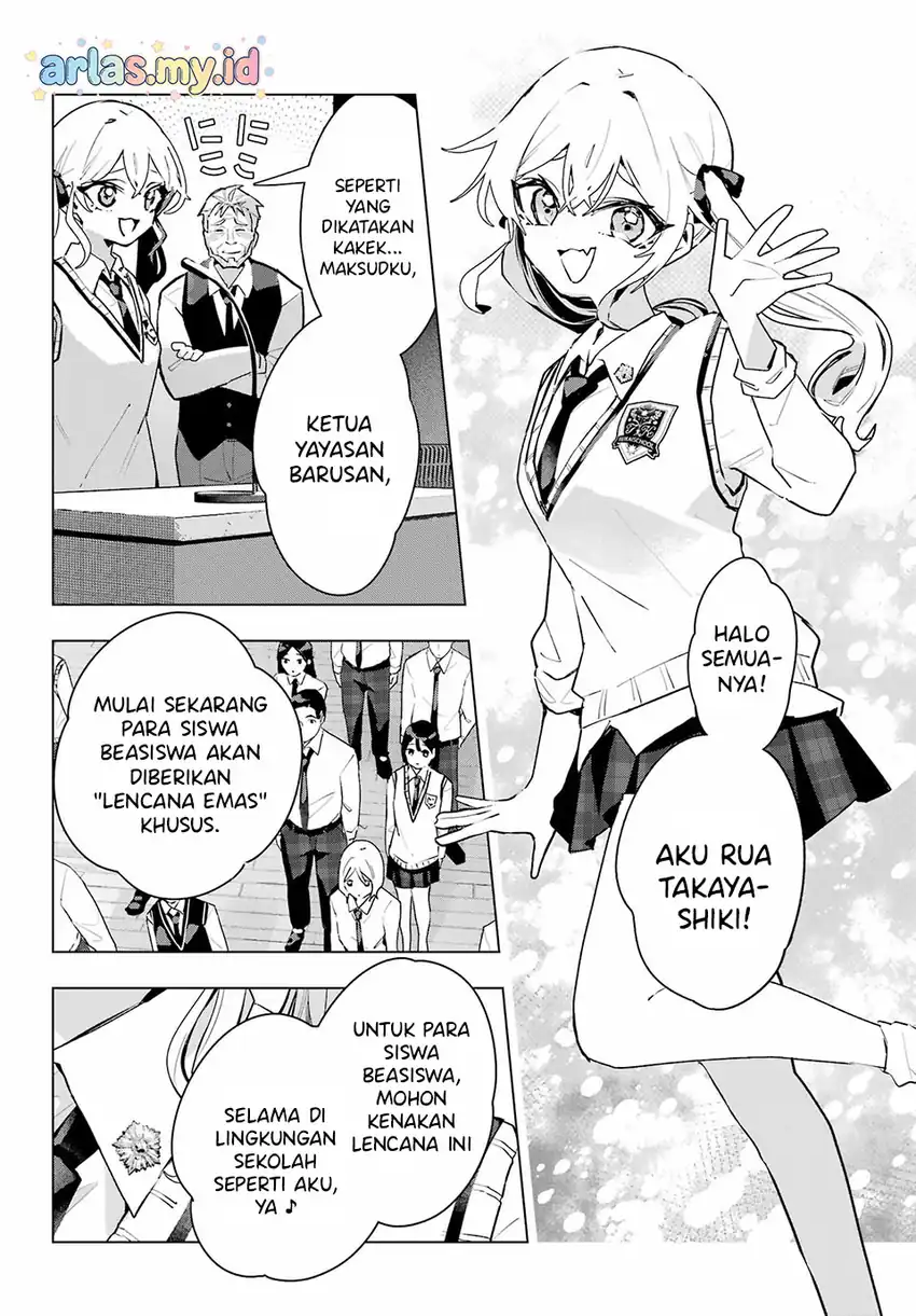 Anta to Osananajimitte dake demo Iyananoni! ~Zekkou kara Hajimaru S-kyuu Bishoujo to no Gakuen Nariagari Seikatsu~ Chapter 11 - Halaman 13