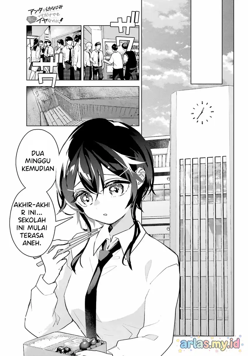 Anta to Osananajimitte dake demo Iyananoni! ~Zekkou kara Hajimaru S-kyuu Bishoujo to no Gakuen Nariagari Seikatsu~ Chapter 12 - Halaman 12